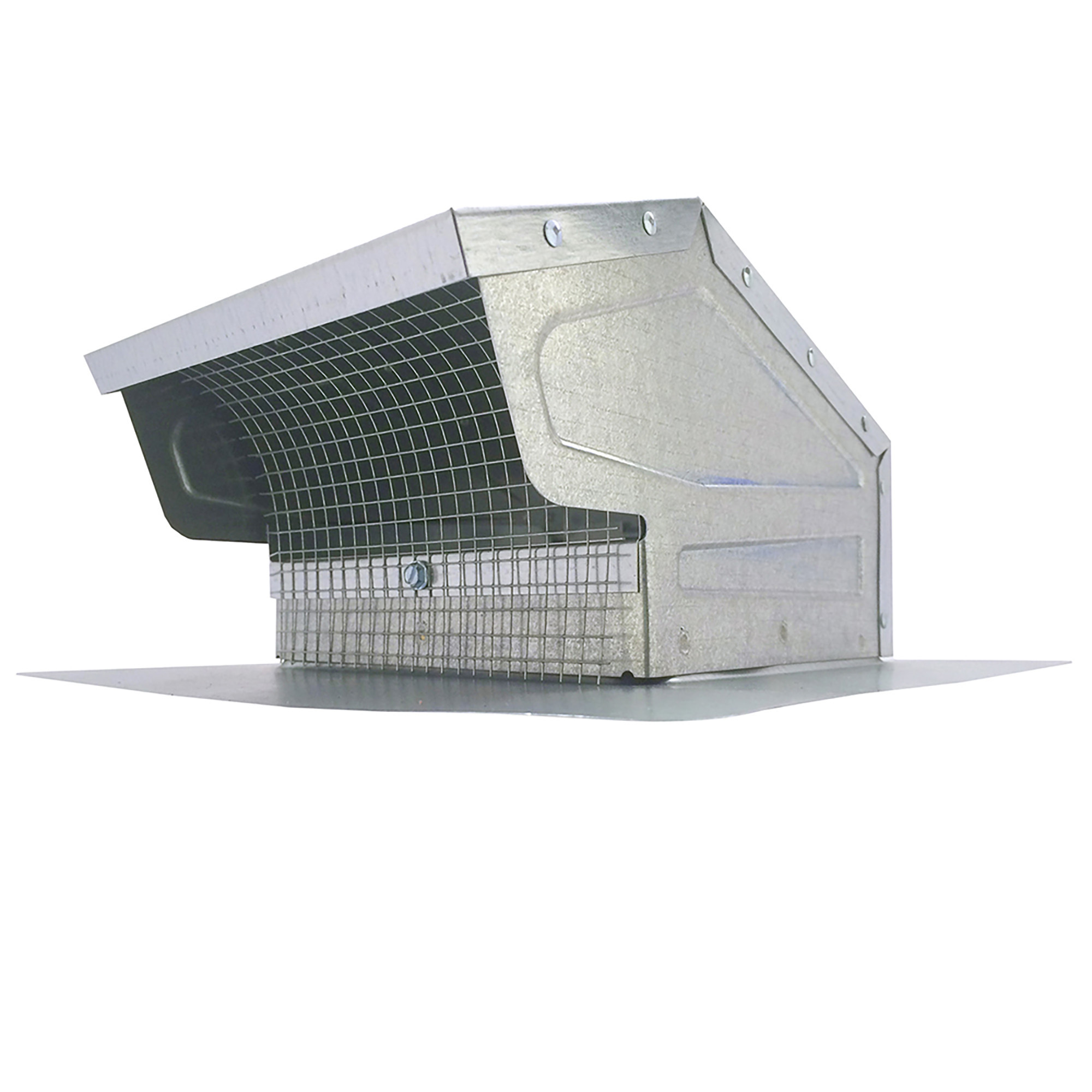 Builder's Best GRV624 4" Galv. Roof Cap, Flush, Flapper Screen